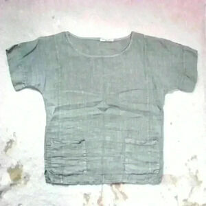 Italian Linen Women's Blouse Sz Small